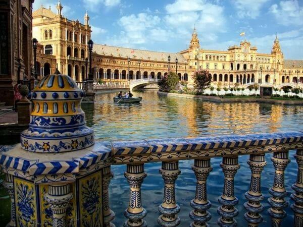 סביליה Las Cruzadas Melia-Plaza De Espana מראה חיצוני תמונה